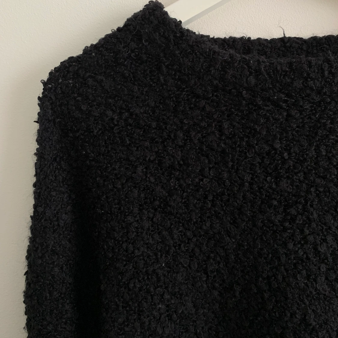 Svart stickad tröja - 90