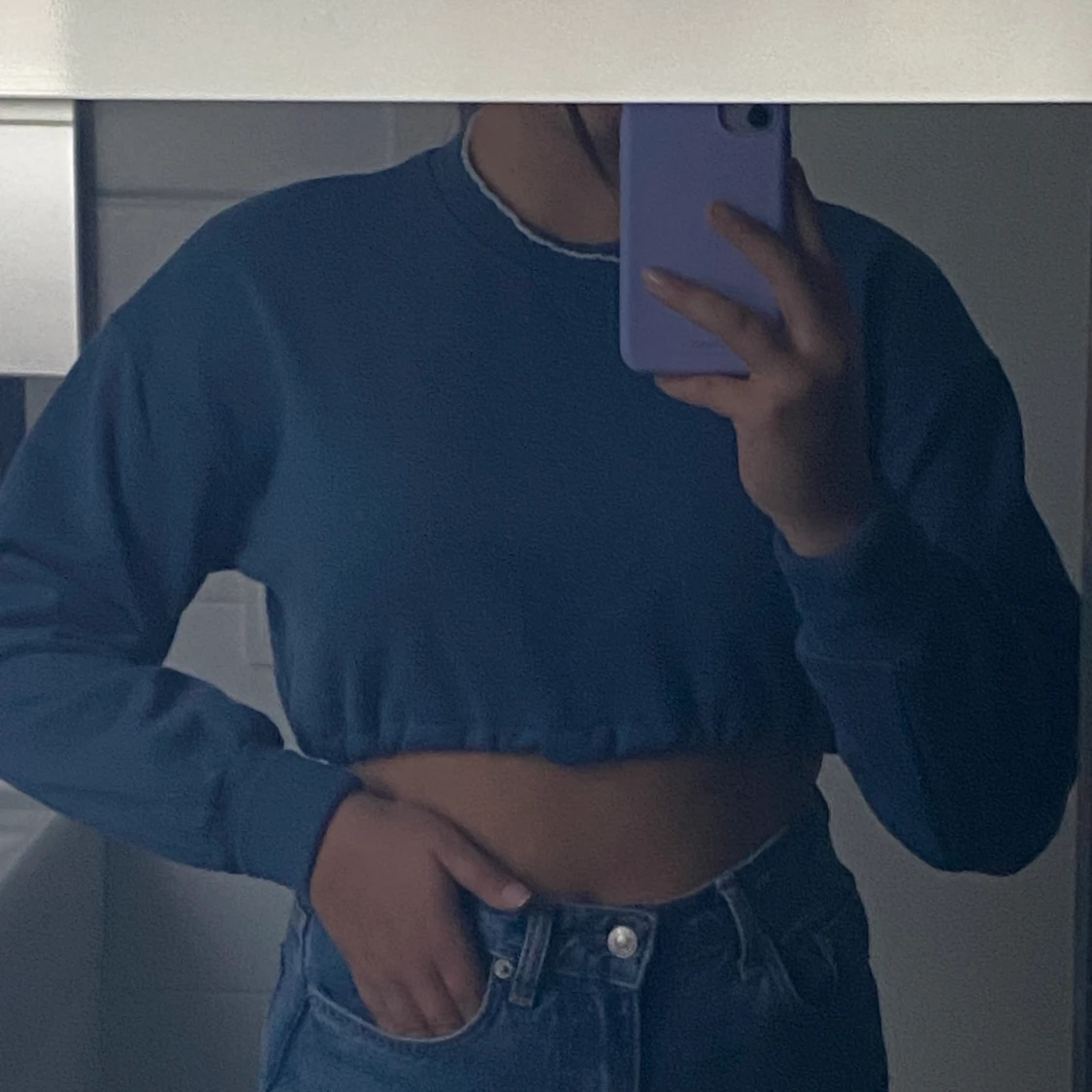 Croppad sweatshirt  - 91