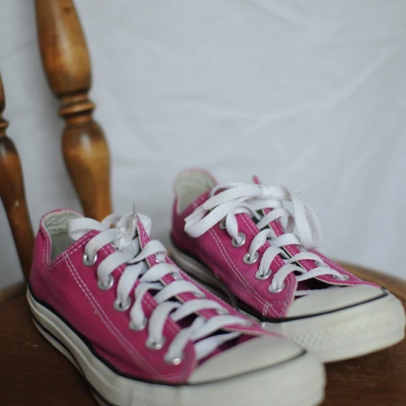 Låga converse, rosa - 90