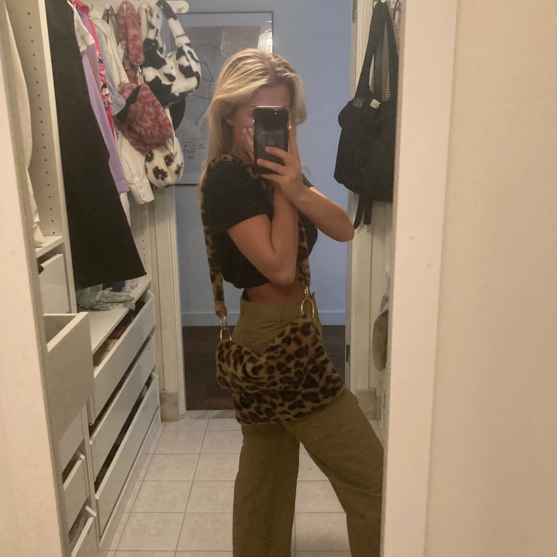 Väska i leopard - 91