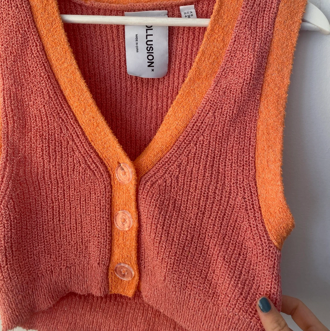 Stickad topp från collusion  - 90