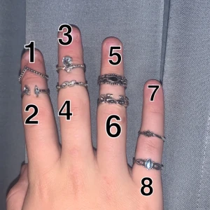 Ringar - Ringar som självklart är helt oanvända och säljer dom riktigt billigt för den kvaliten ringsrns har,riktigt fina,vid köp över 100kr så är frakt gratis och skickar även med en extra ring😍🔥💍❗️❗️❗️