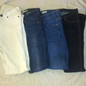 4 par jeans i använt skick, fina och hela