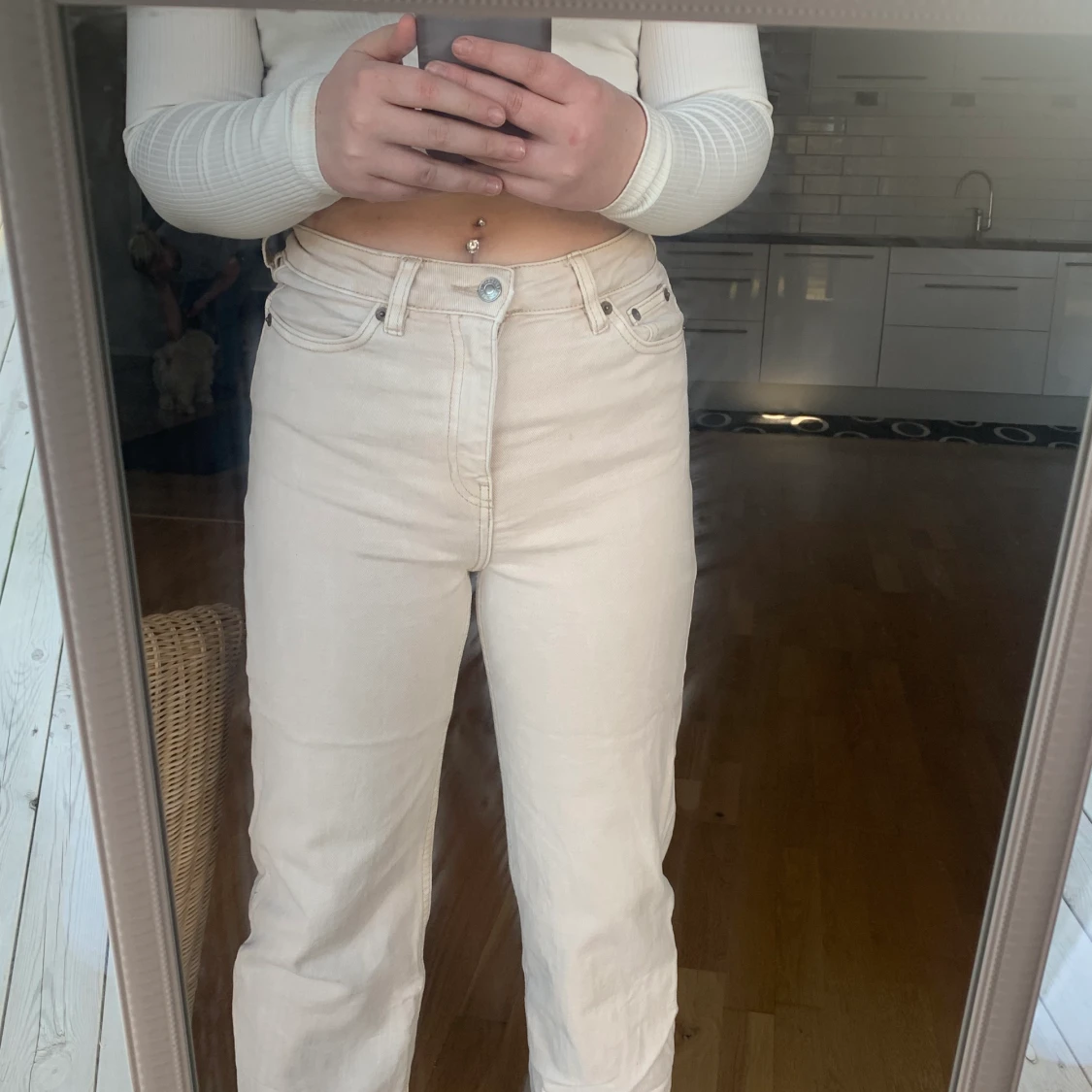 Lågmidjade jeans