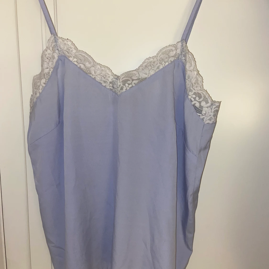 Ljusblått spets-linne💓 - 90