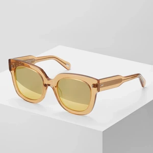 Chimi peach 008 - Säljer mina älskade chimis i modell 008, färgen peach med spegelglas. Köptes förra året för 1000 kr och har används sparsamt så de är i toppskick. Perfekta till afterskin och till sommaren! 