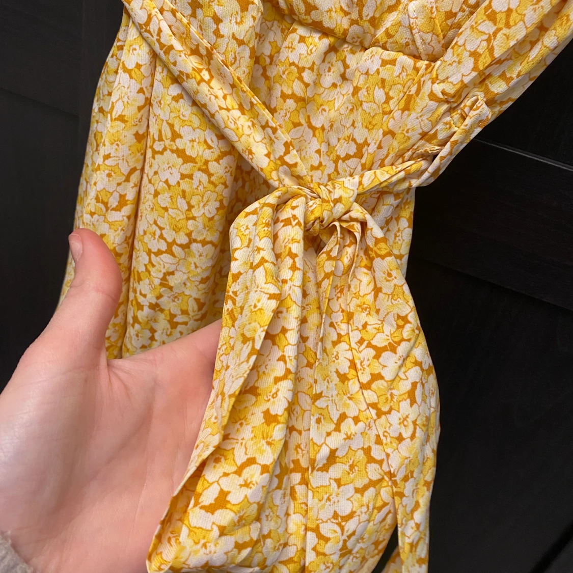 Fin oragne/gul sommarklänning  - 91