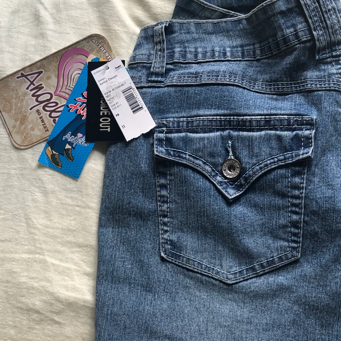 lågmidjade jeans - 91