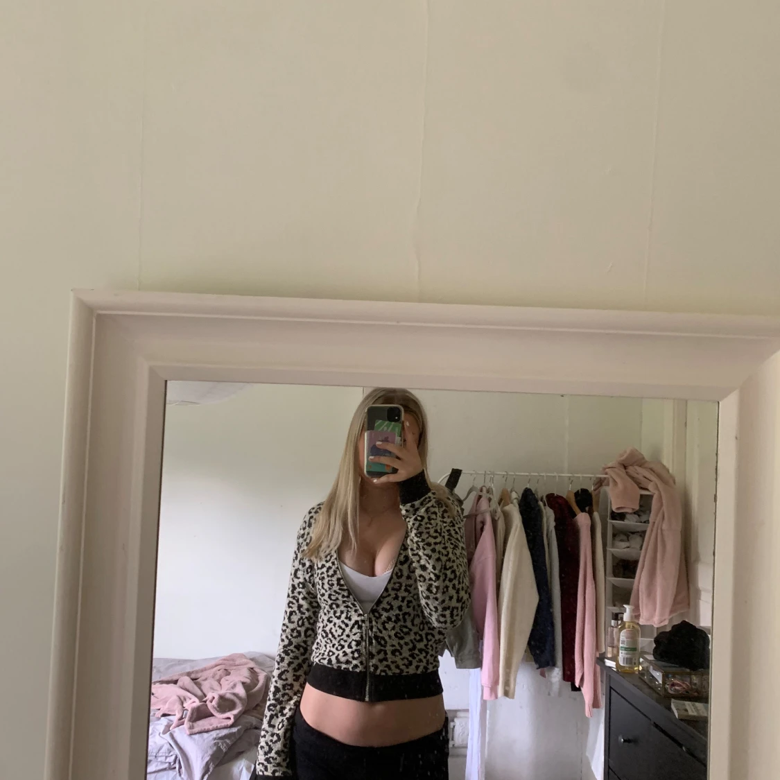 Leopard mönstrad tröja - 91