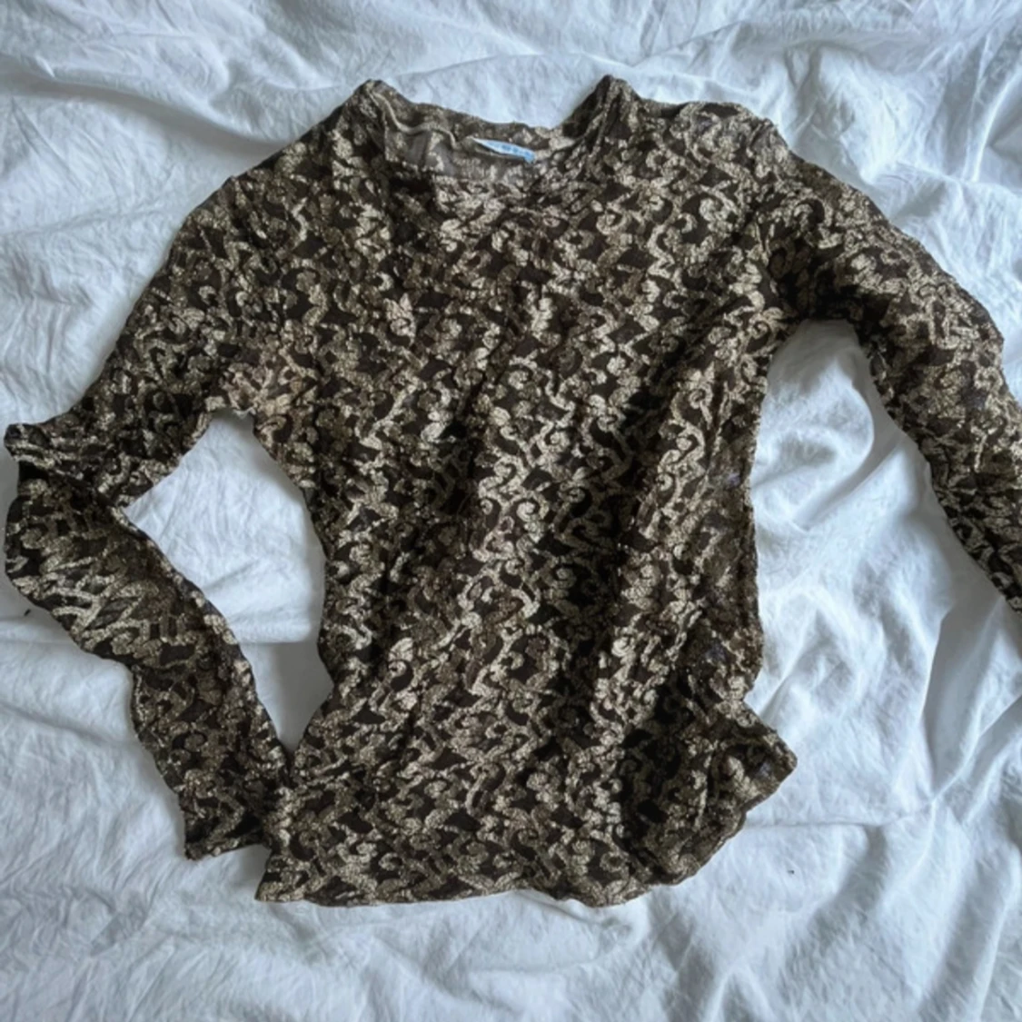 genomskinlig fest topp - 90