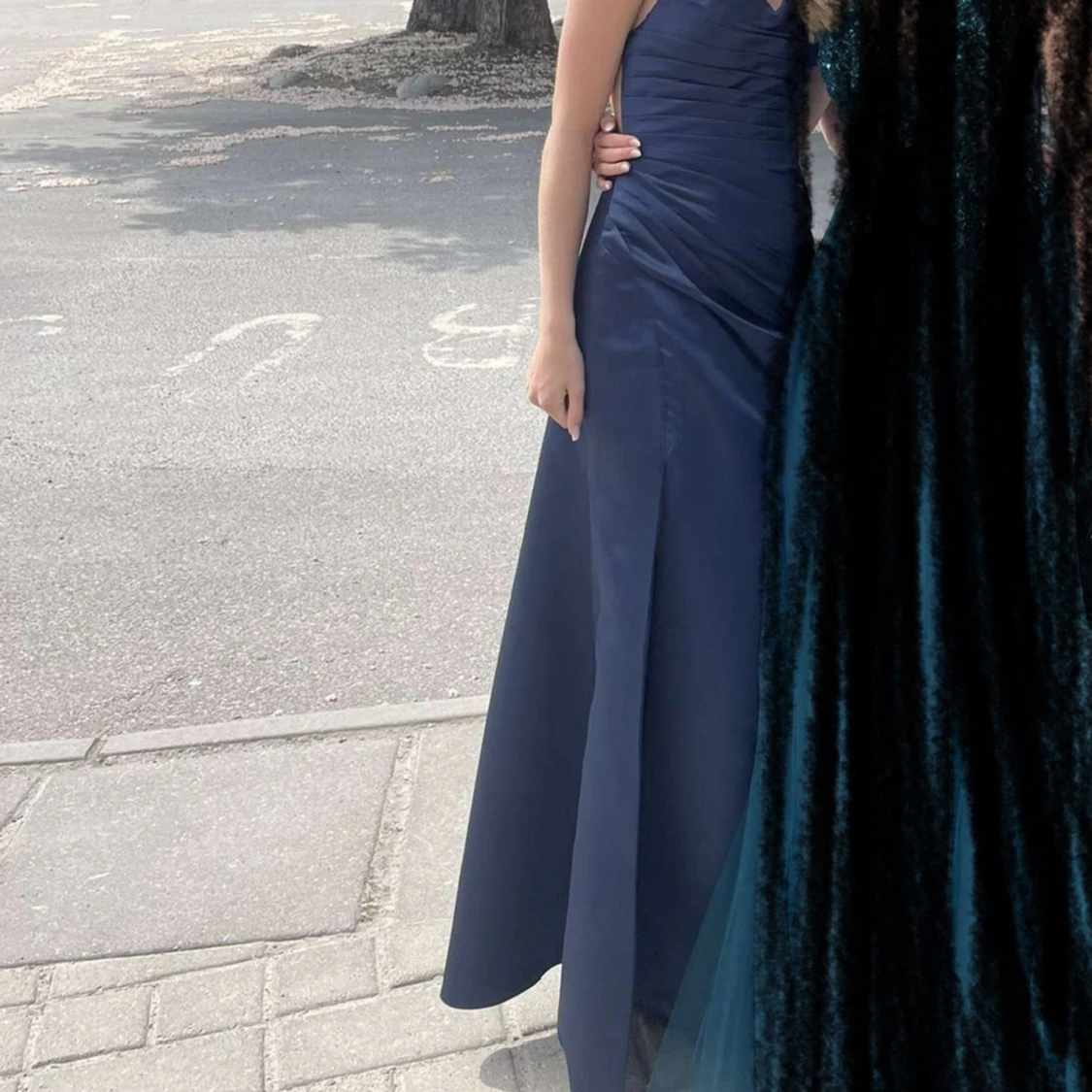 Blå balklänning  - 92