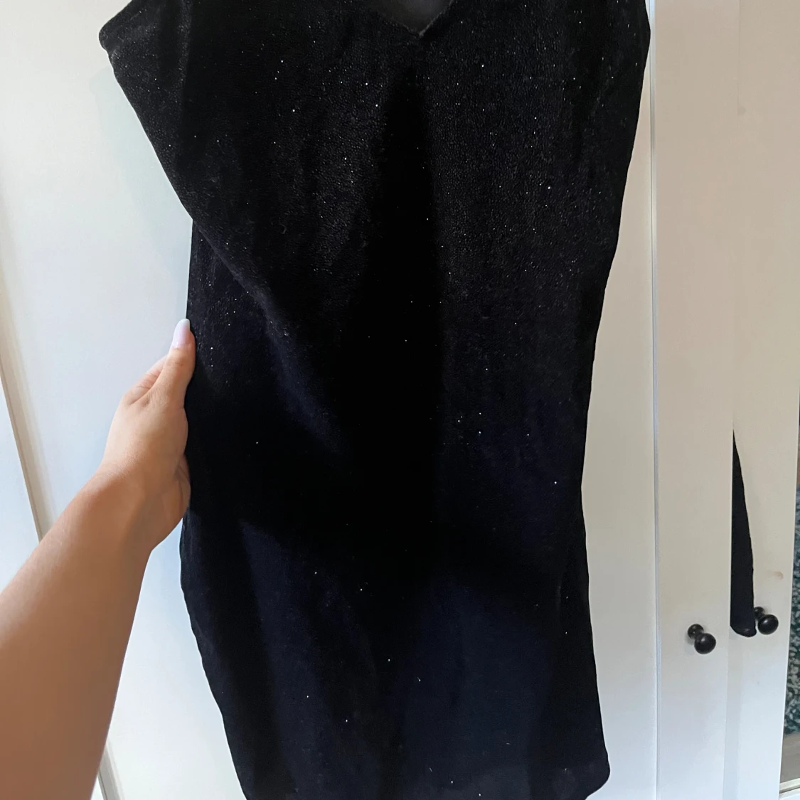 kort glitter klänning  - 90