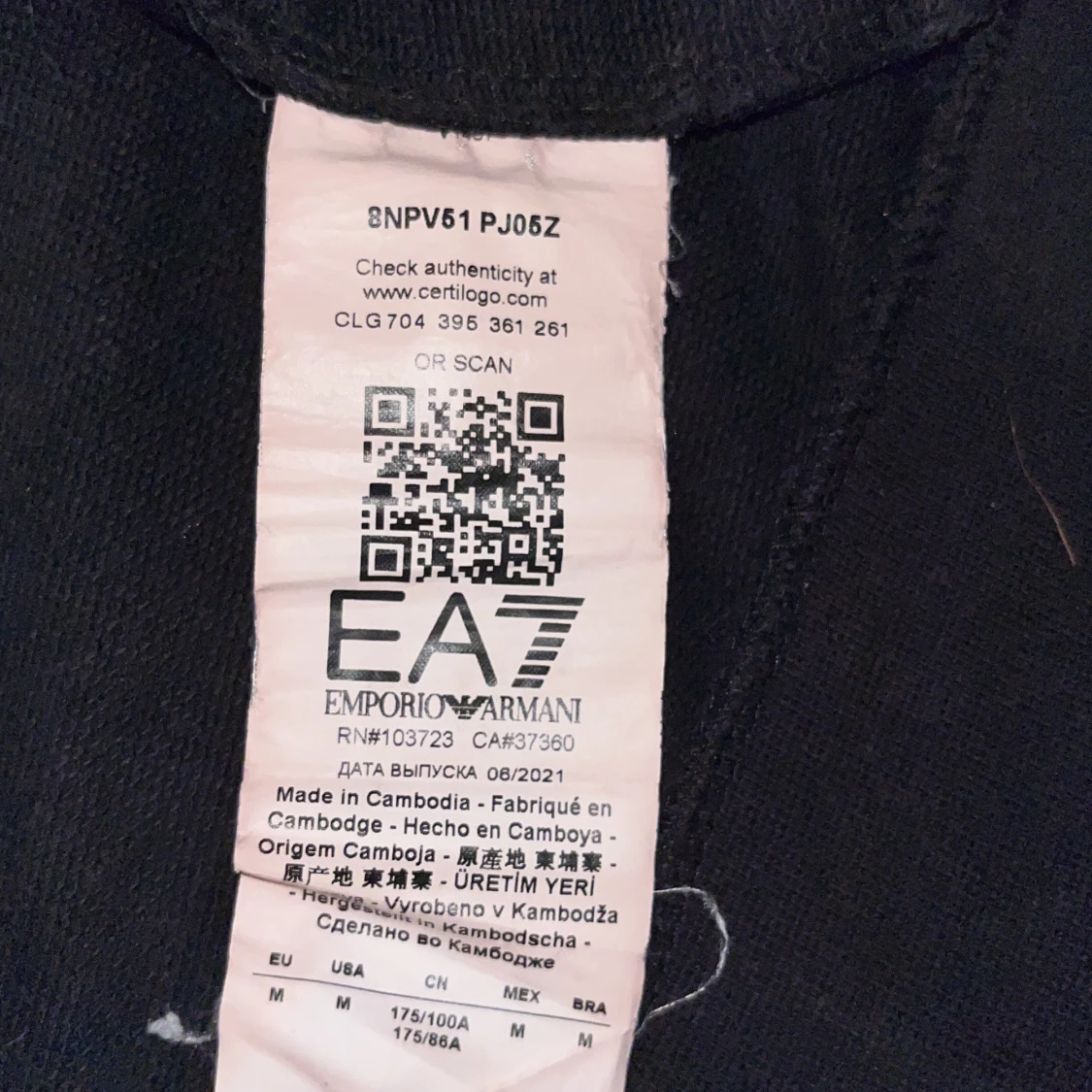 Ea7 zip sweatshirt  - 91