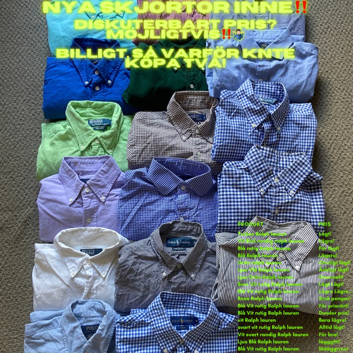 Ralph lauren skjortor - 90