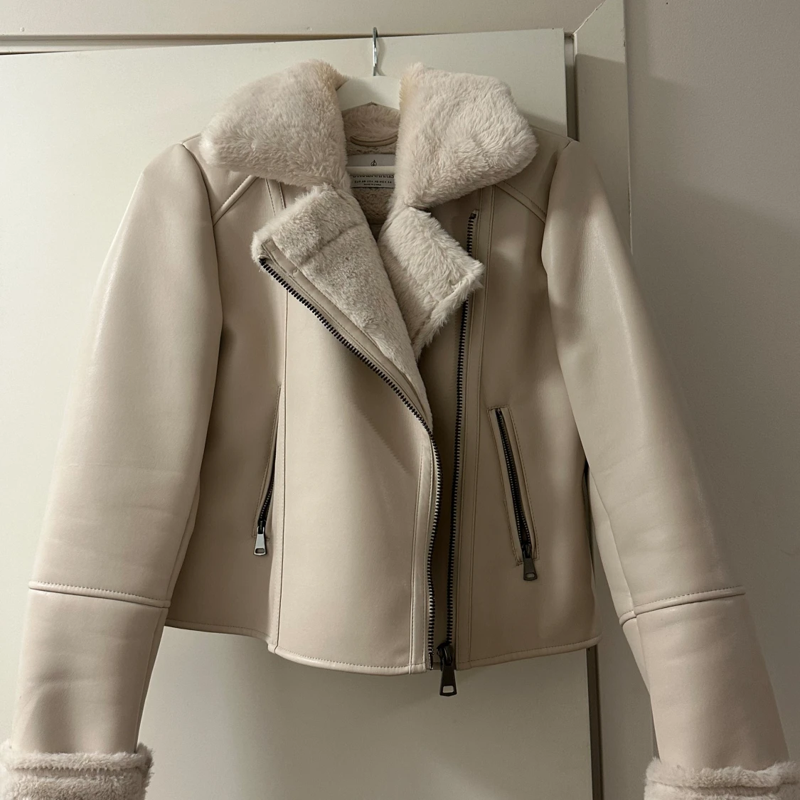 Faux leather double-faced jacka - 90