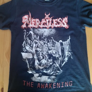 Merciless tröja - Merciless t-shirt i bra sick, köpt på Rockzone för 300kr.   Skriv gärna om du har några frågar eller vill ha fler bilder<3 (Pris kan diskuteras)