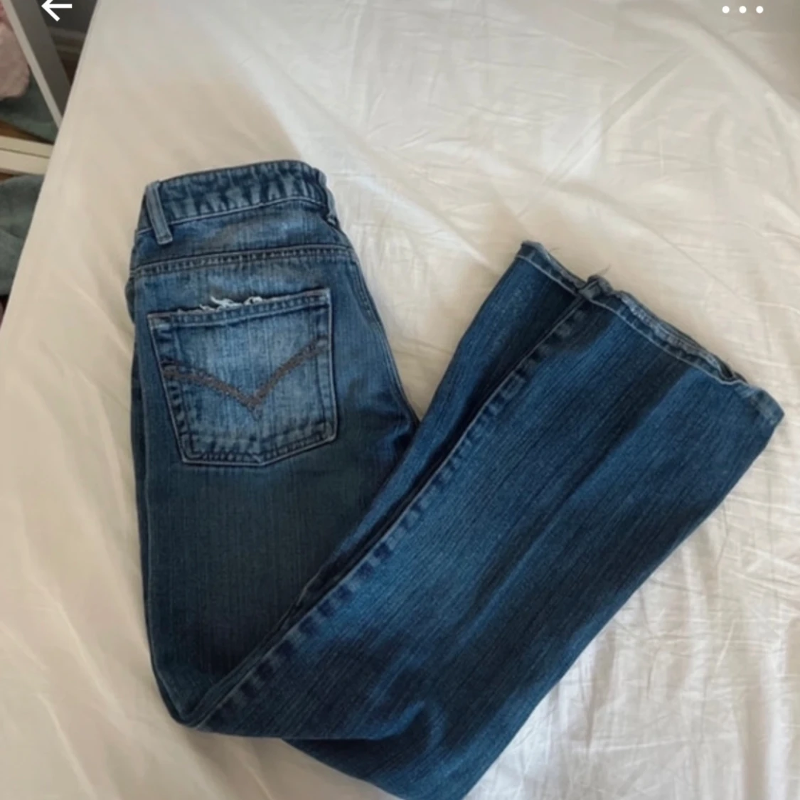 Lågmidjade bootcut jeans