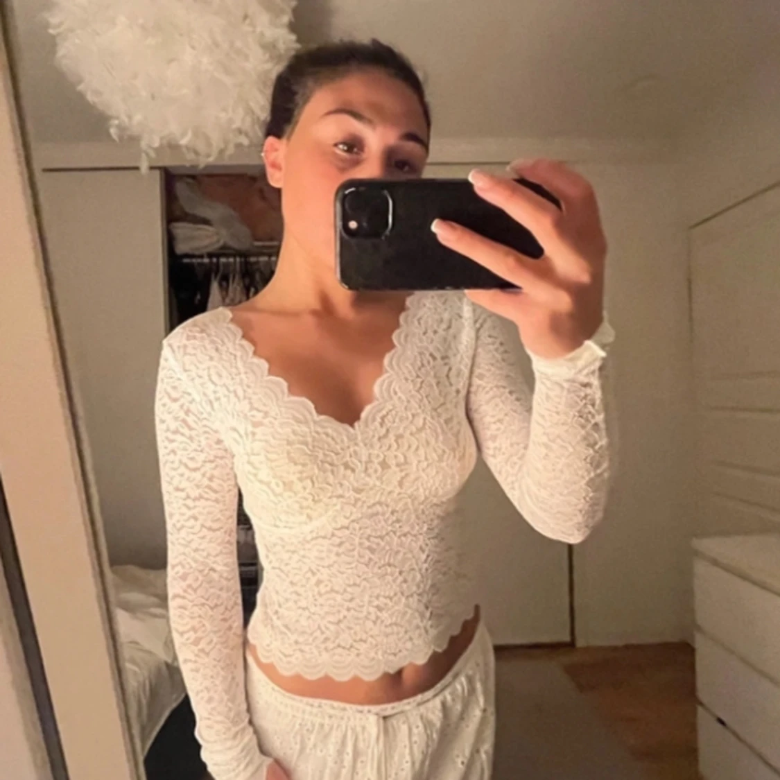 Dazy spets topp - 90