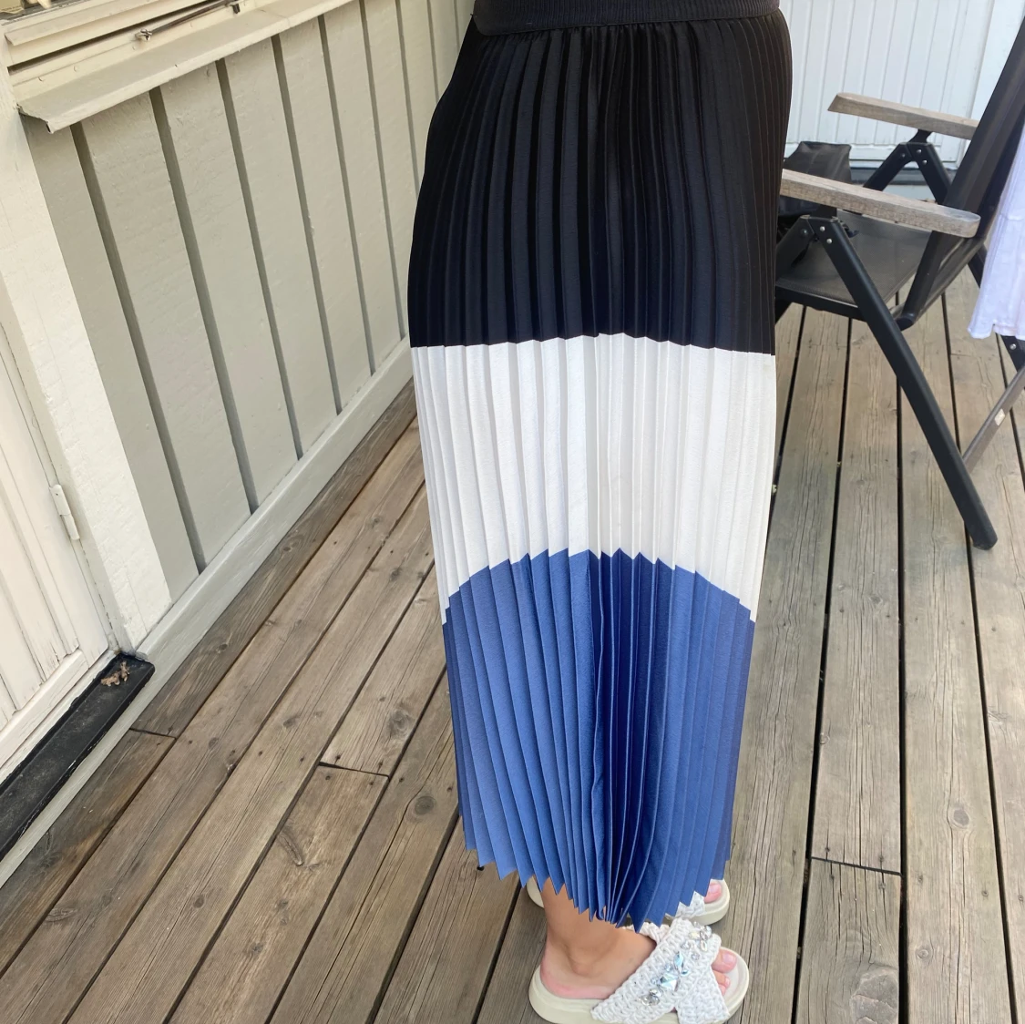 Plisserad långkjol - 90