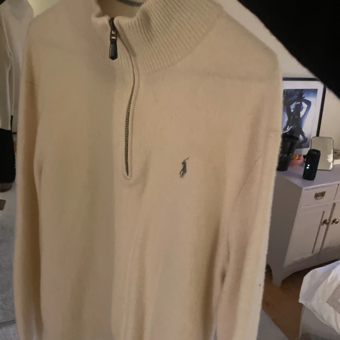 Ralph Lauren kashmirtröja zip - 90