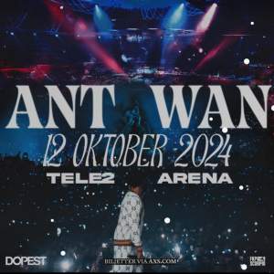 Heej, jag säljer min biljett till ANT Wan konserten på Tele2 arena den 12e oktober. Det är bakre ståplats på sektion D.  Utgår från att sälja för 700 men priset kan diskuteras.