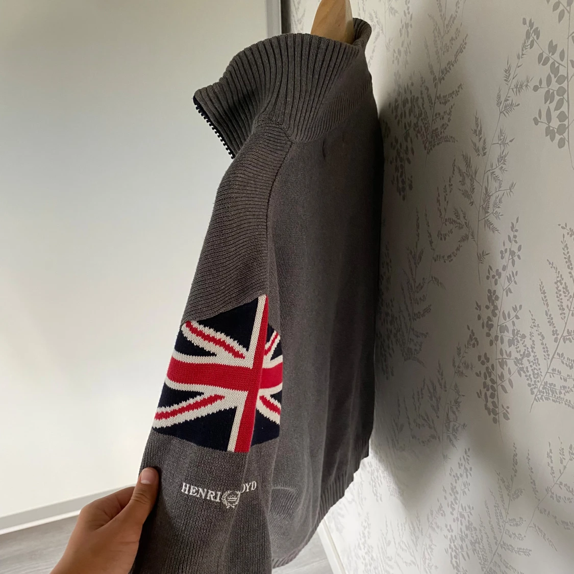 Henri Lloyd half zip, grå - 90