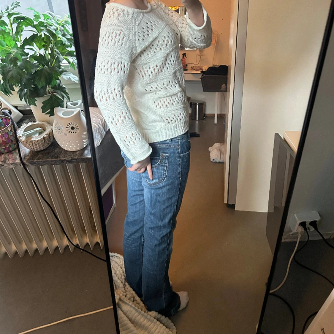 Stickad/virkad tröja - 90