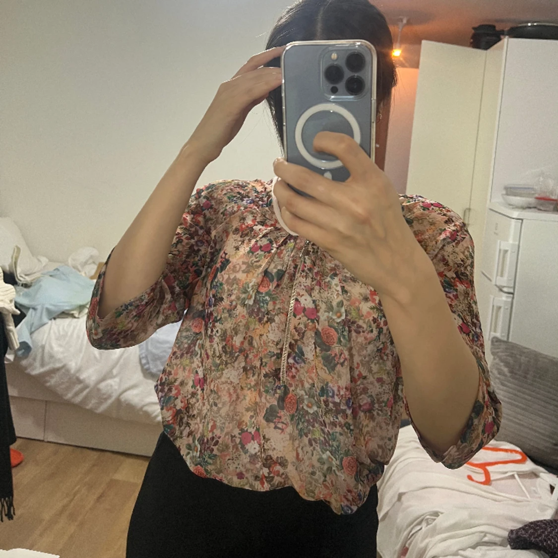 Färgad skjorta - storlek S/M - 90