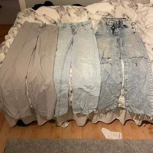 2 jeans och ett par kostymbyxor jag ej använder säljer för 100kr/st💞 Fråga för fler bilder