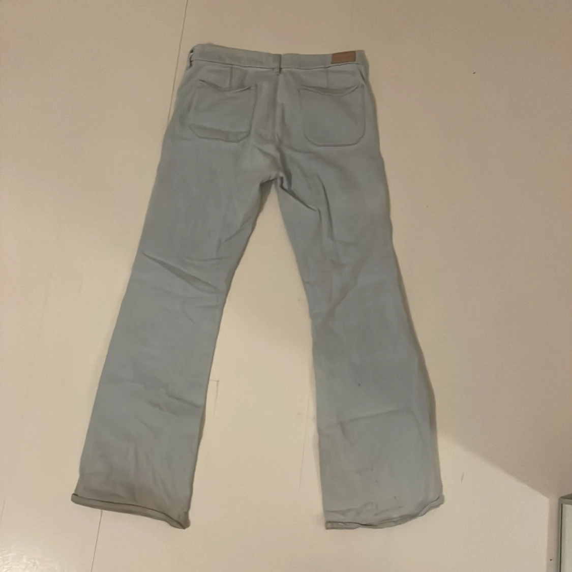 Ljusblå Lågmidjad Bootcut Jeans - 90