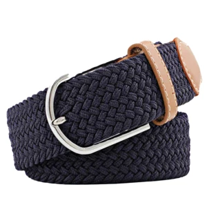 Helt nytt grisch bälte  - flätat bälte i modellen "Navy Blue" Bältet är 105cm långt men går att justera hela vägen ner till 50cm.