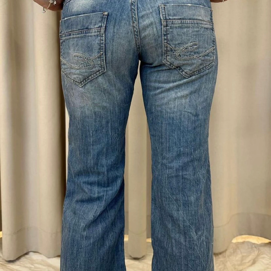 Lågmidjade jeans - 90