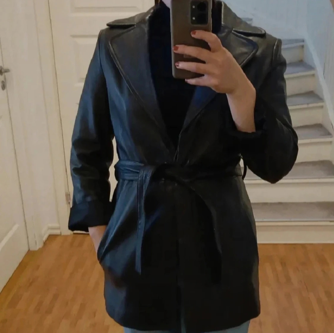 Mango trenchcoat/kappa i skinn - 91