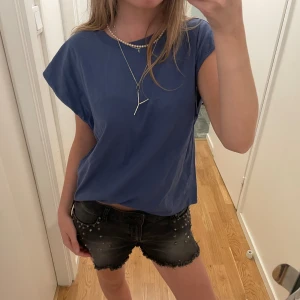 Blå zara topp/tshirt - Storlek S 
