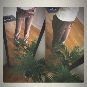 Juicy couture byxor - det finns en liten fläck men det märks inte när du bär det, det är en XXS det skulle passa någon 156-168cm, det lägsta jag kan gå är 310kr🥰🫶