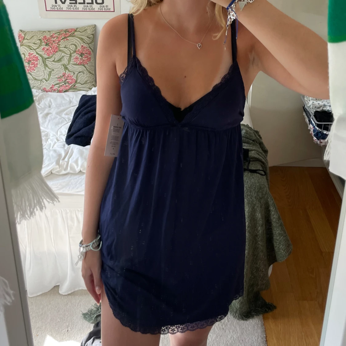 Blå klänning  - 91