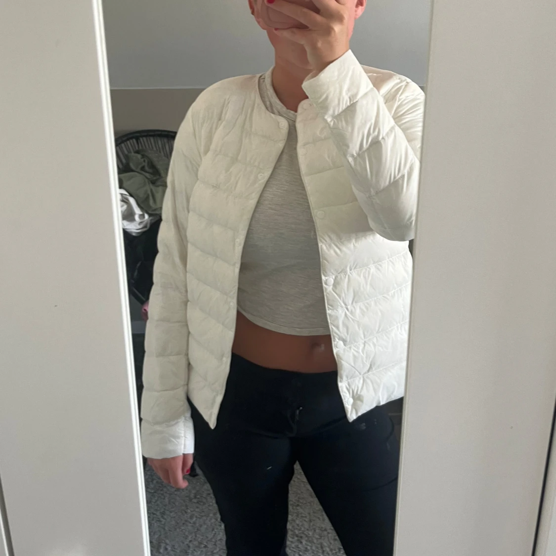 Vit dun jacka - 91