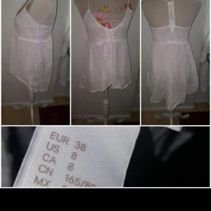 Bomullslinne,linne - Storlek 38, i bomull. Oanvänt,nypris 500 kr