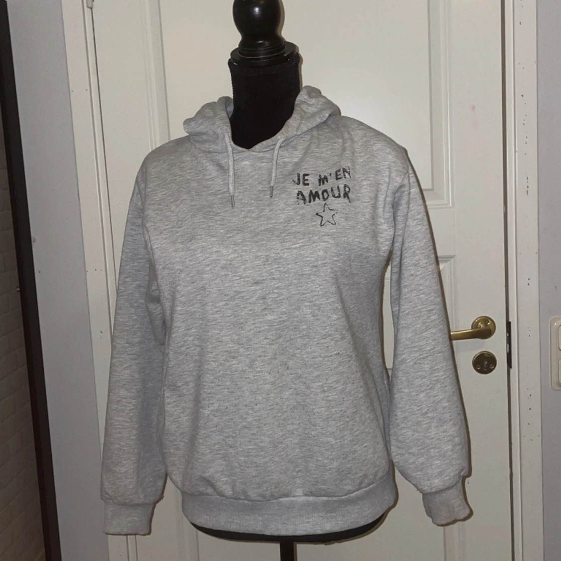 Fin grå hoodie ❤️ - 91