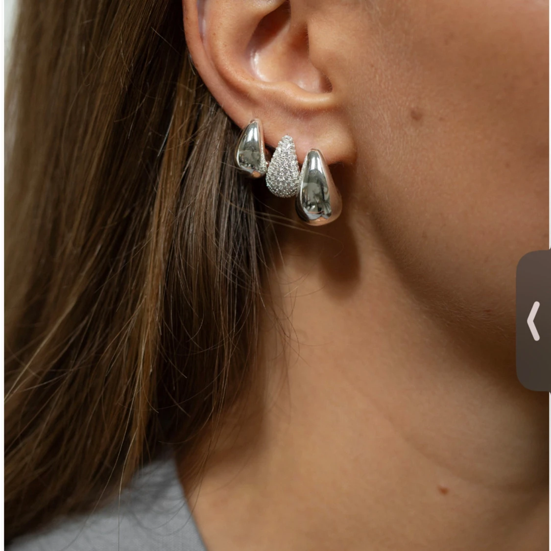 Silver örhängen - 91