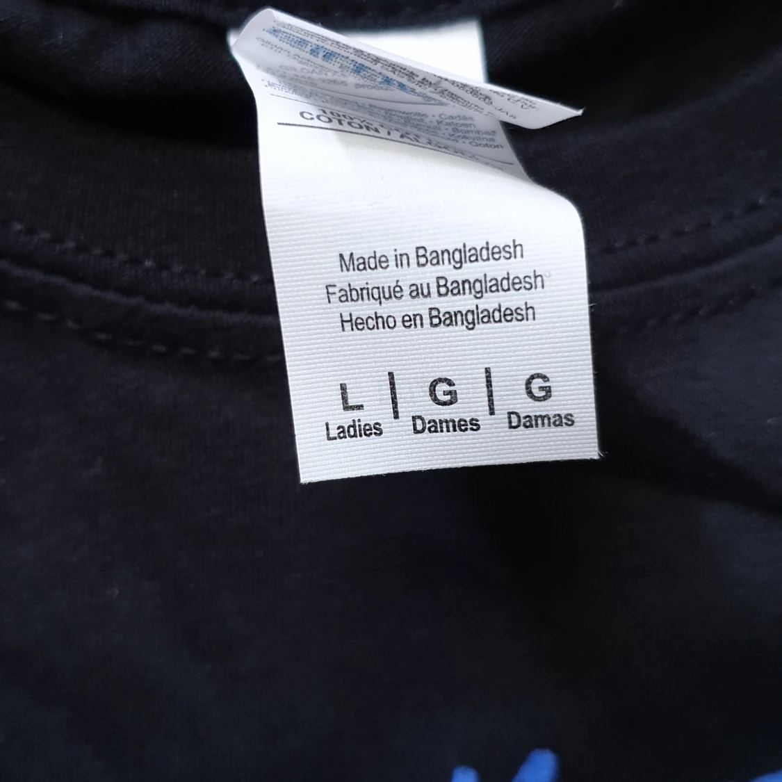 Svart T-shirt, backstage club, EMP - 92