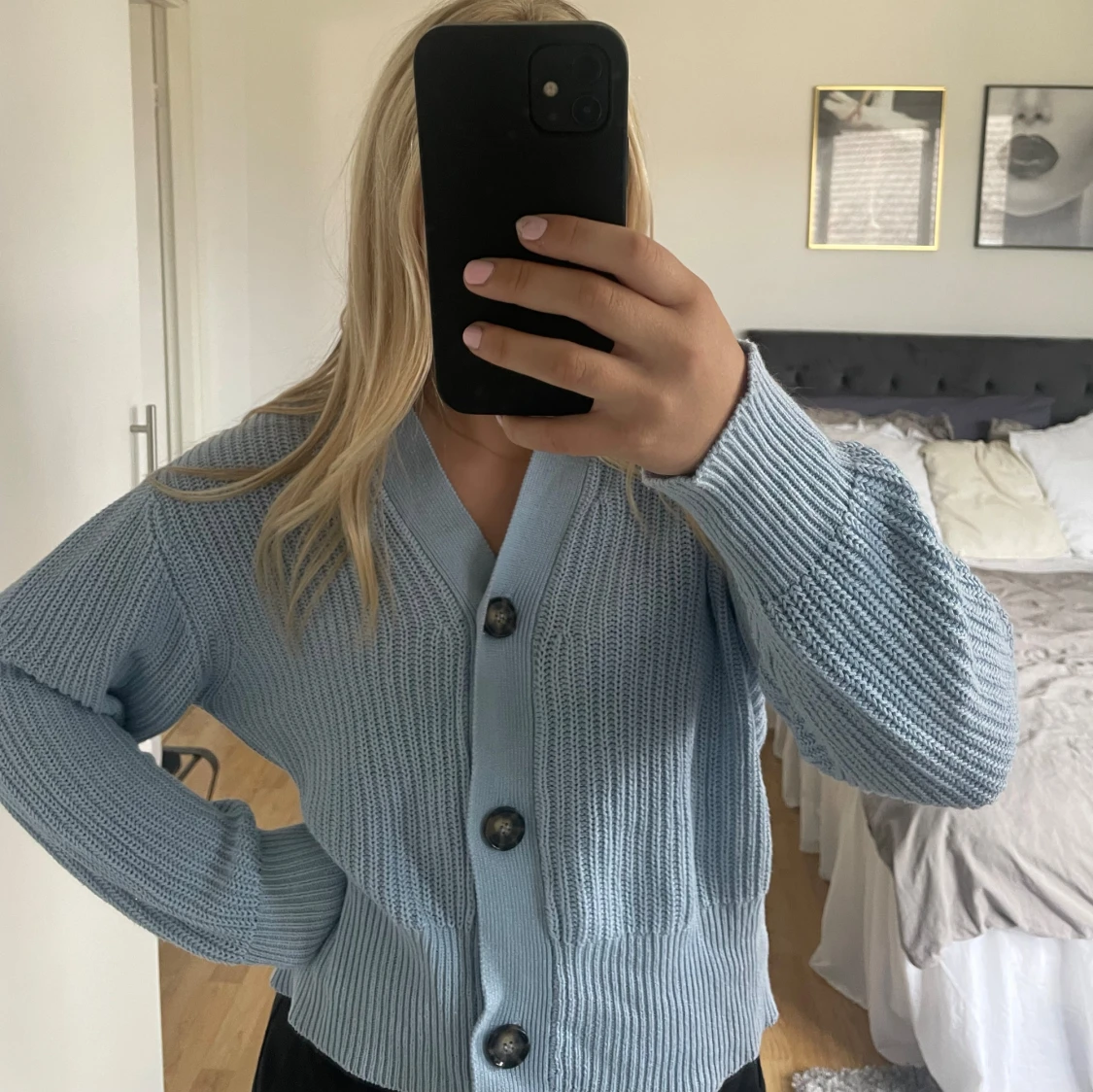 Stickad kofta lager 157 - 90