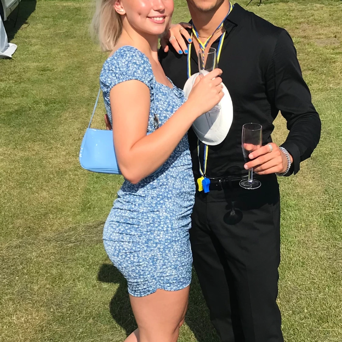 Blommig klänning  - 91