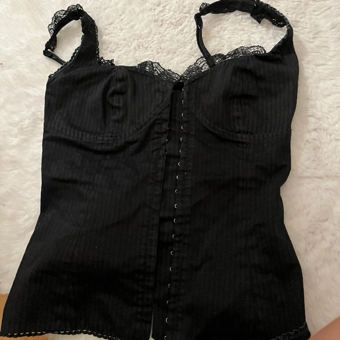 Svart korsett