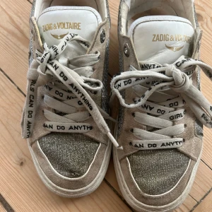 Zadig & Voltaire skor  - Ett par super Zadig skor i storlek 37. De är använda men fortfarande väldigt snygga. De har slitningar som man kan se på bilderna därav priset 💕