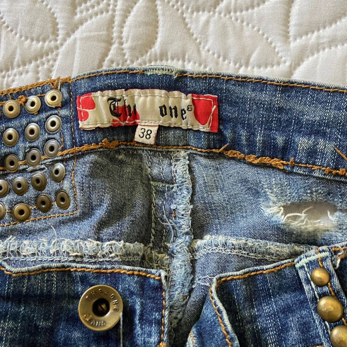 Lågmifjade vintage jeans - 90