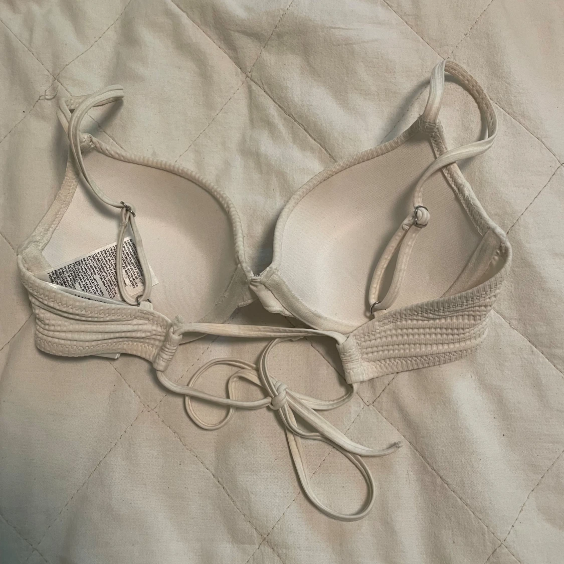 Vit bikinitopp  - 90