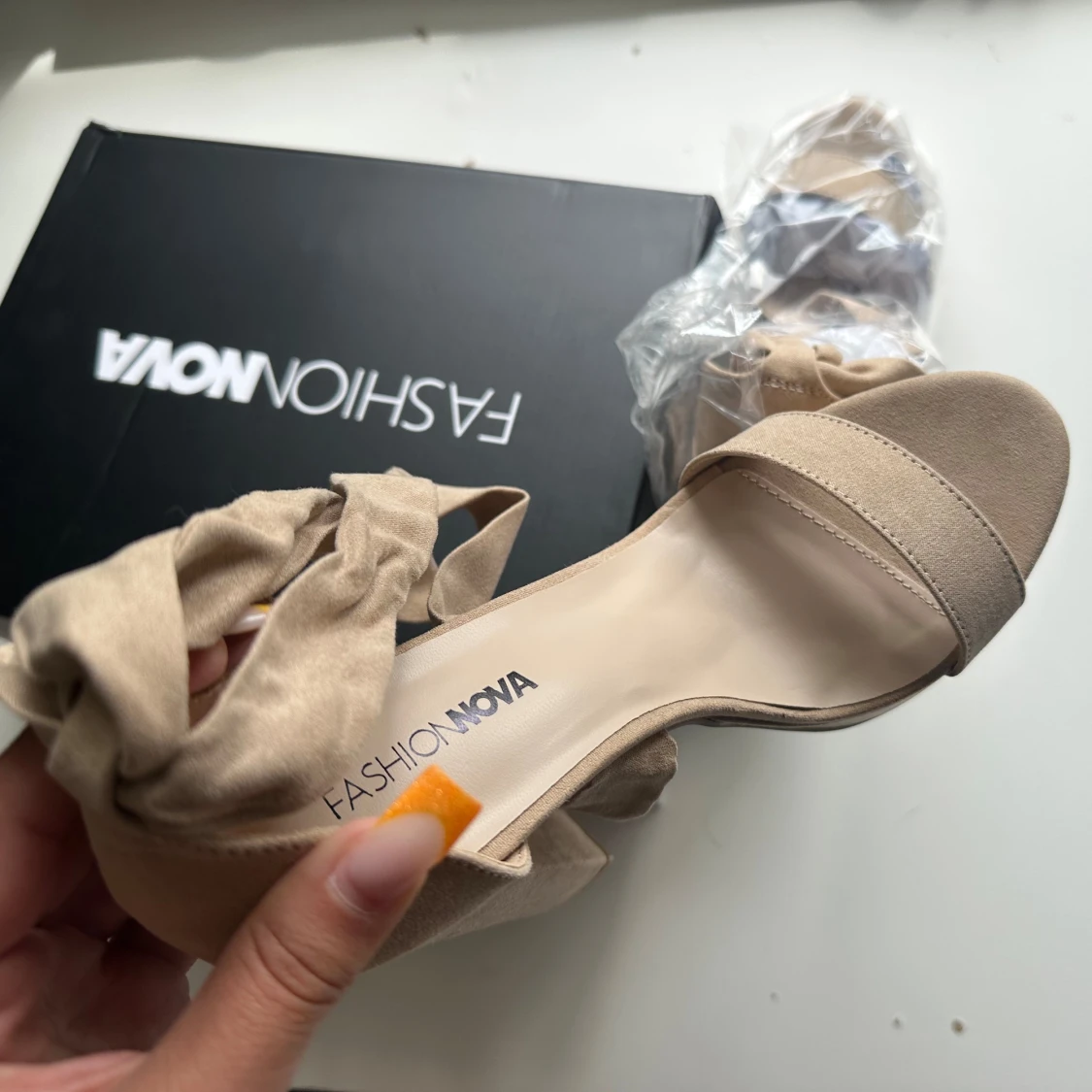 Beiga klackskor snöre - 92