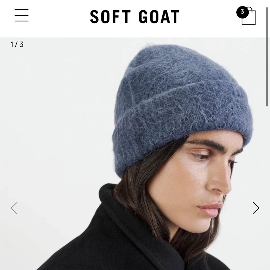 Soft Goat Mössa, helt ny