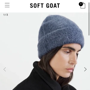 Soft Goat Mössa, helt ny - Helt ny mössa från Soft Goat i Alpacka, använd en gång. Otroligt skön. Nypris 700 One Size